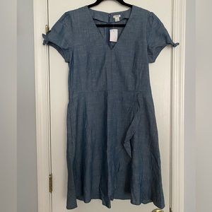 J Crew Mercantile Chambray Dress